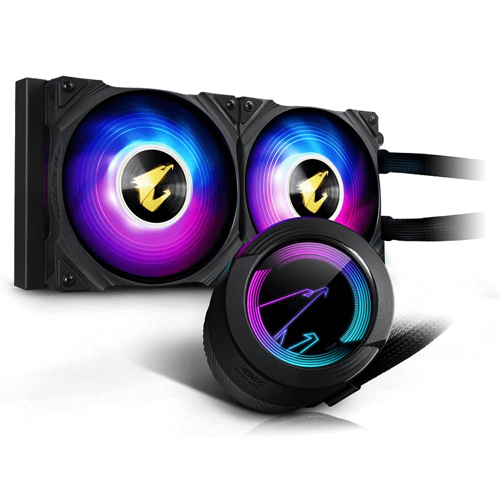 Gigabyte AORUS WATERFORCE 240 Wasserkühlung, schwarz, GP-AORUS WATERFORCE 240