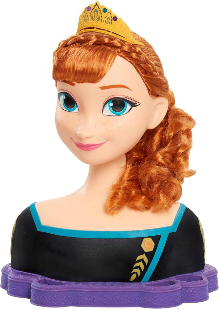 JP Disney Styling Frozen 2 Deluxe Anna Styling Head, FRND7000, Deluxe Anna