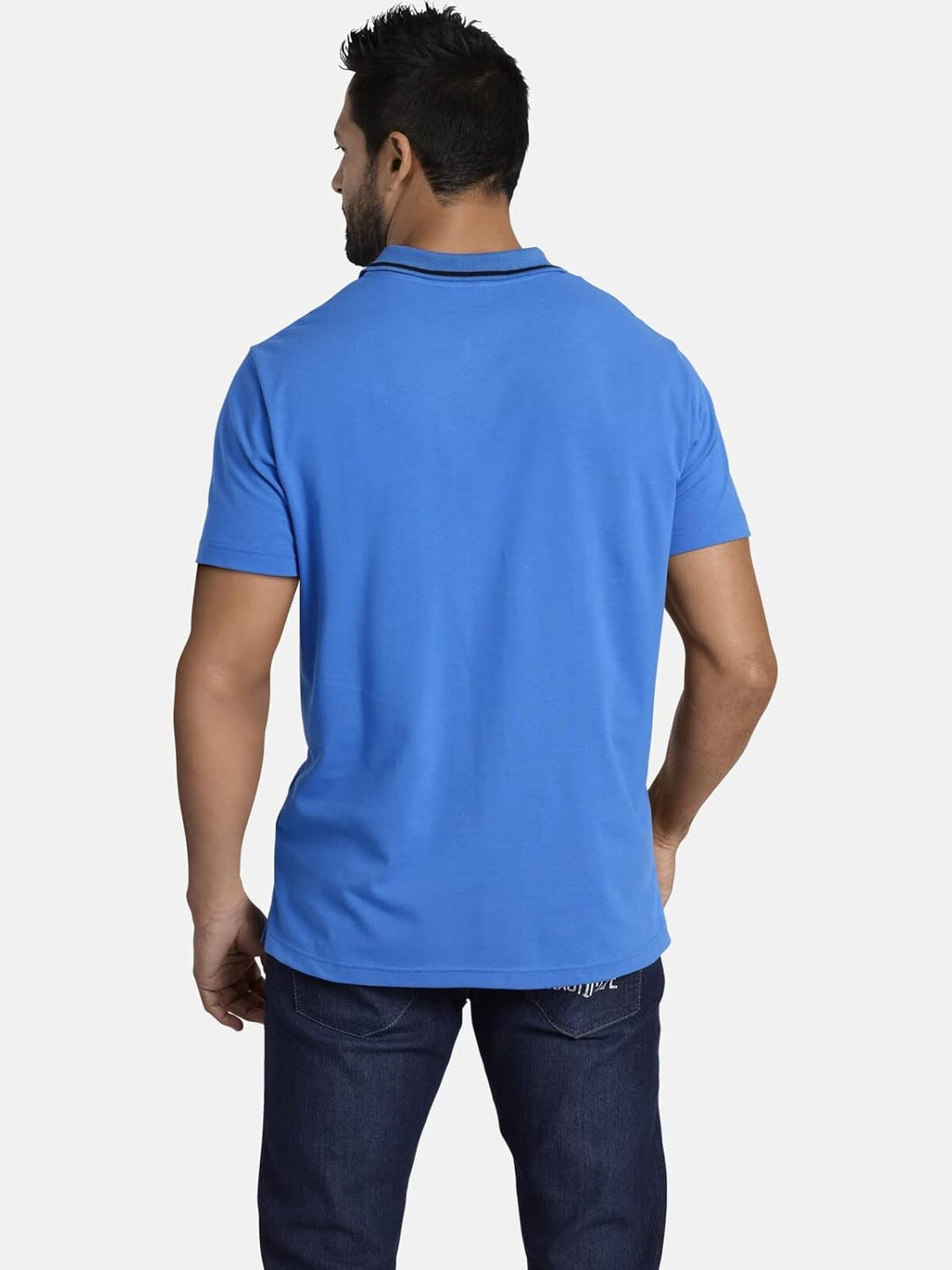 Jan Vanderstorm Herren Poloshirt Hallfred L Grosse Grössen Blau, L Grosse Grössen Blau