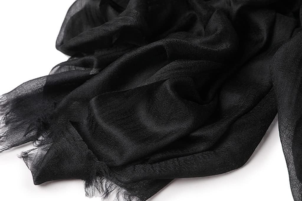 Damen 100% Kaschmir feder-leicht Ring Pashmina Schal Abendkleid Stola aus hauch-dünn 200 garn Cashme