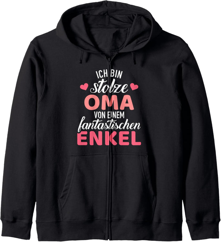 Stolze Oma eines fantastischen Enkel von Enkelsohn Kapuzenjacke