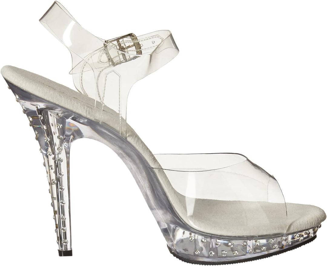 Fabulicious Mädchen LIP-108SDT Sandalen, Transparent (CLR/CLR)