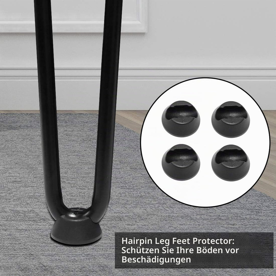 Signstek Tischbeine Möbelfüsse Metall Hairpin Legs Zwei-Stange Haarnadel Tischbeine 70cm/28’’ für Co