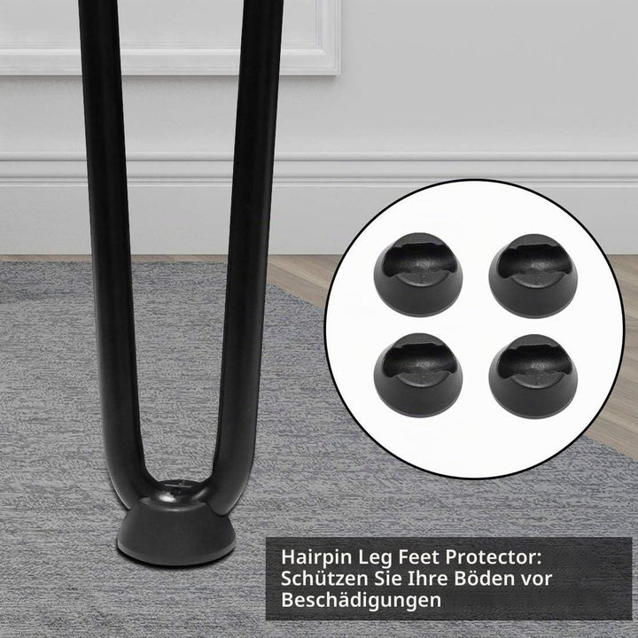 Signstek Tischbeine Möbelfüsse Metall Hairpin Legs Zwei-Stange Haarnadel Tischbeine 70cm/28’’ für Co