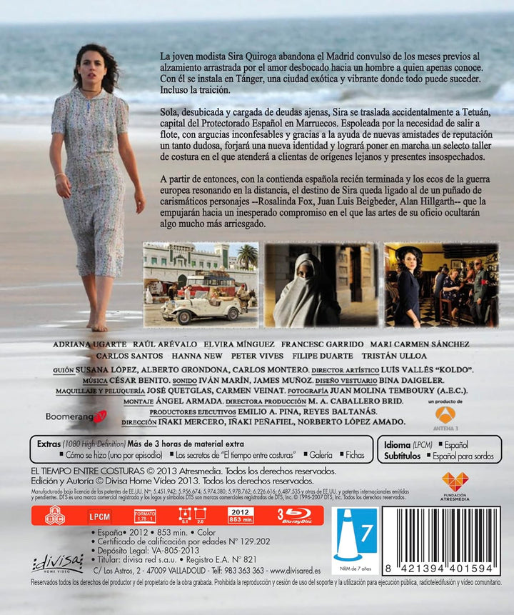 El Tiempo Entre Costuras (Blu-Ray) (Import) (2014) Adriana Ugarte; Hannah Ne, Blu-ray