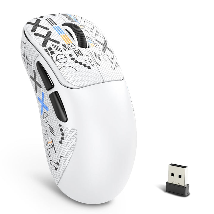 LexonElec HXSJ T700 Ultra-Light Wireless Gaming Mouse, Ergonomischer Formfaktor für Rechtshänder, BT