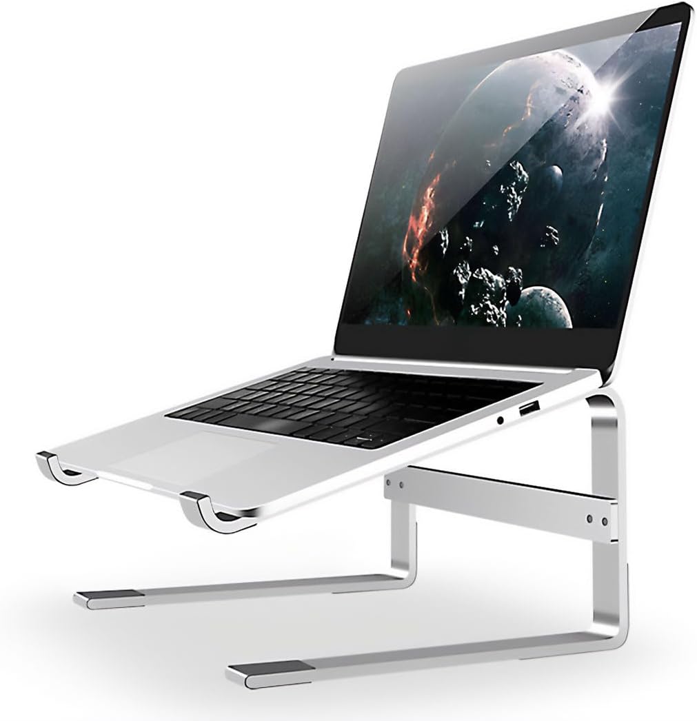 MMOBIEL Laptop Stand Grosser - Laptop Ständer 10 bis 18 Zoll - Laptophalterung Universal - Laptopstä