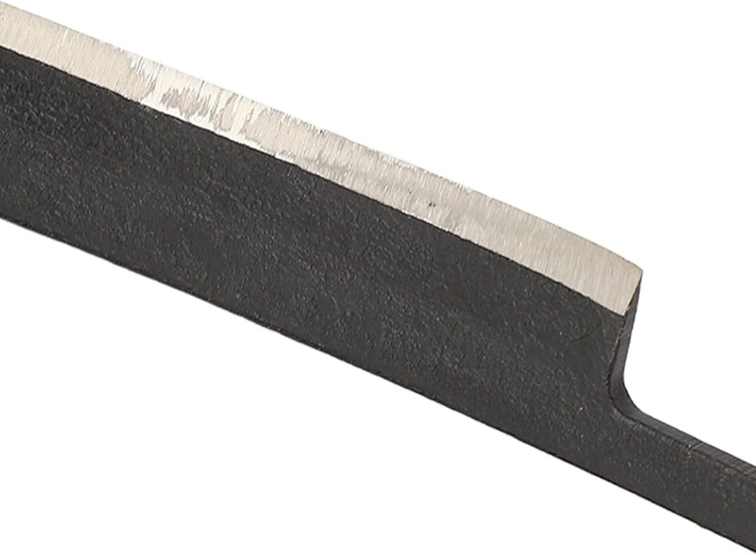 banapoy Zieh-Messer, Wolfram-Stahl 6 Zoll Straight Draw Knife Entrindungswerkzeug, Anti-Rutsch Holzg