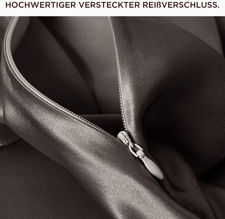 THXSILK 22 Momme Seide Kissenbezug - 100% Seide Kopfkissenbezug Sofakissenbezug - Anti milben Reissv