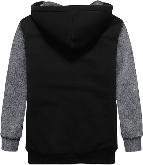 LLdress Kinder Fleecejacke Jungen Kapuzenjacke Sweatjacke Warme Winterjacken Jungen Kapuzenjacke mit