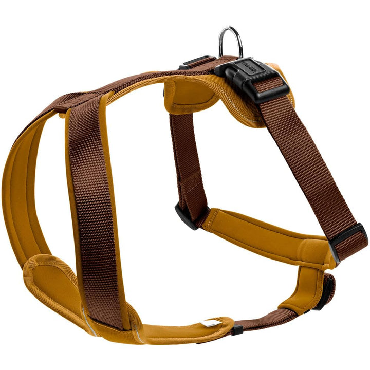 HUNTER NEOPREN Hundegeschirr, Nylon, gepolstert mit Neopren, XS 36 - 44 cm, braun/caramel braun/cara