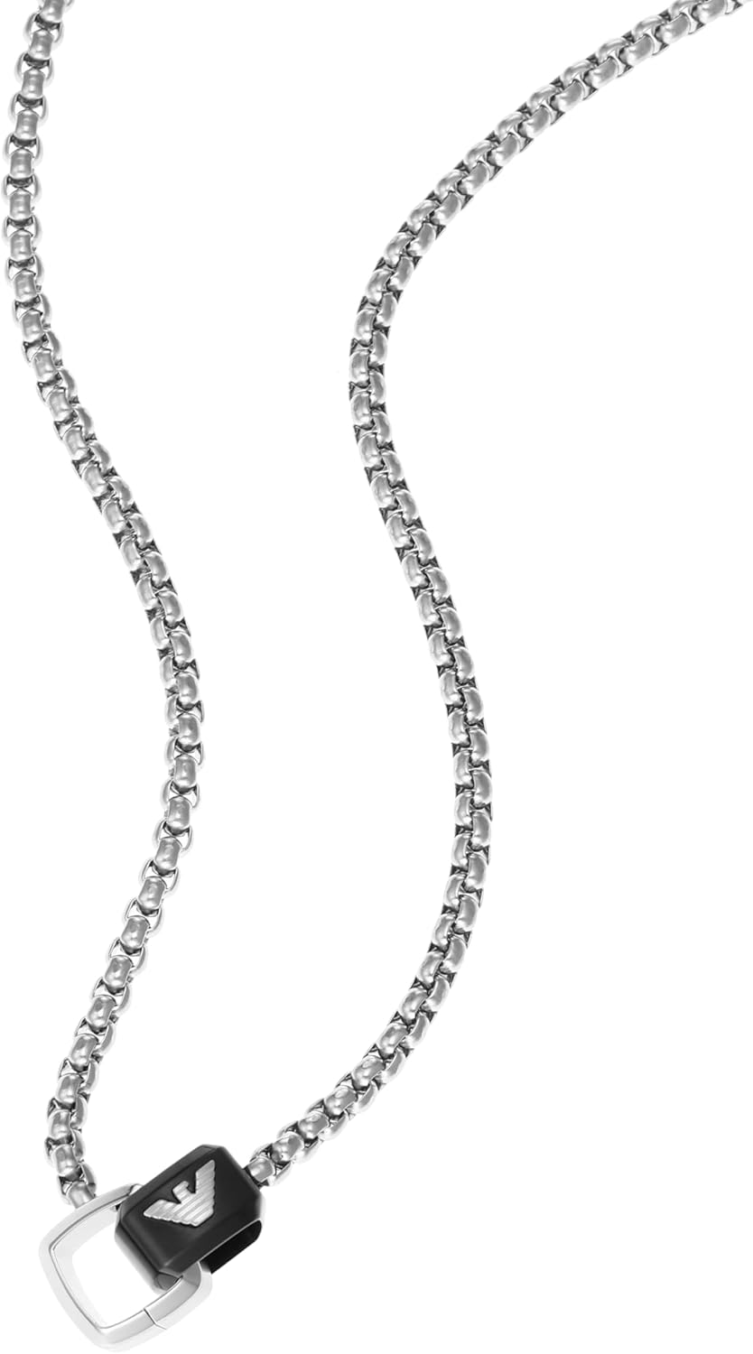 Emporio Armani Halskette Für Männer Essential, Länge: 525mm, Breite: 15.6mm, Höhe: 10.4mm Silber Ede