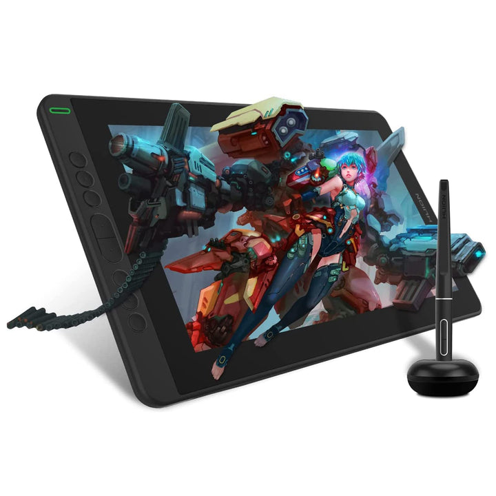 HUION Grafiktablett mit Display Kamvas 13(ohne Ständer) Volllaminatbildschirm 8 programmierbare Druc