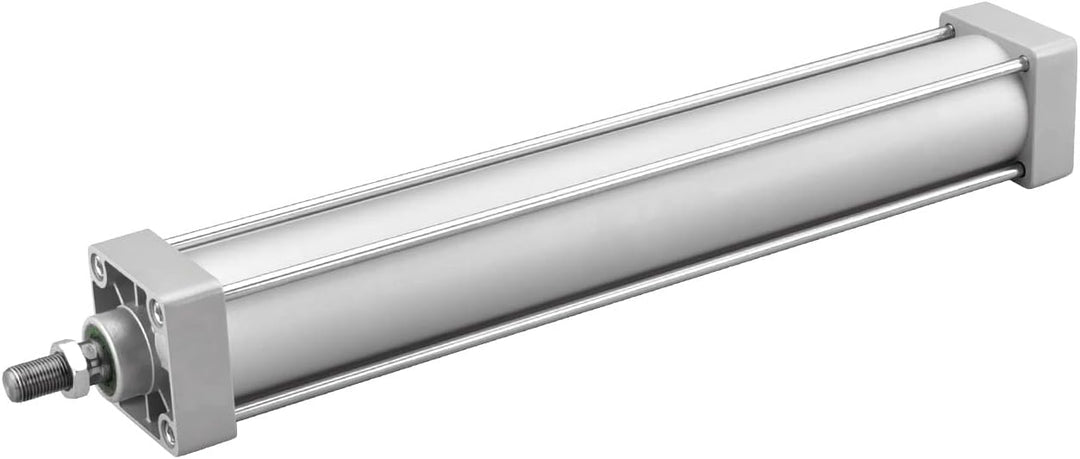 Heschen Pneumatischer Standard-Luftdruckzylinder, SC 63-400, PT3/8 Anschluss, 63mm Bohrung, 400mm Hu