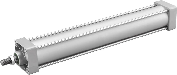 Heschen Pneumatischer Standard-Luftdruckzylinder, SC 63-400, PT3/8 Anschluss, 63mm Bohrung, 400mm Hu
