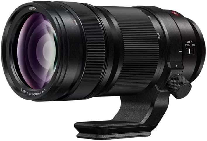 Panasonic LUMIX S PRO S-R70200E 70–200 mm F4 O.I.S. L-Mount Objektiv, Vollformat-Telezoom, Optischer