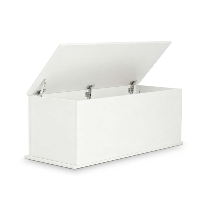 VDD Aufbewahrungsbox Holz - Spielzeugkiste - Deckenkiste - 100 cm breit - weiss