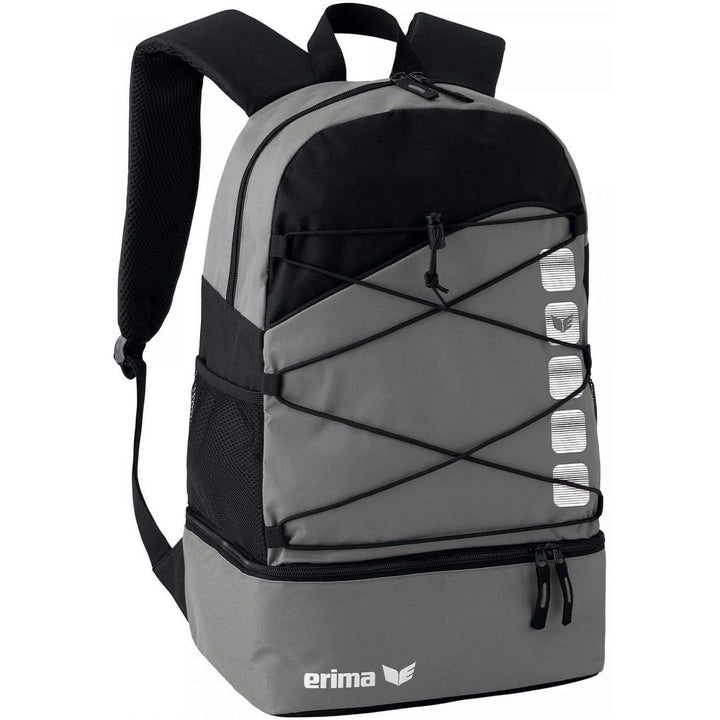 Erima Rucksack Club 5 Multifunktionsrucksack mit Bodenfach 1 Granit/Schwarz, 1 Granit/Schwarz