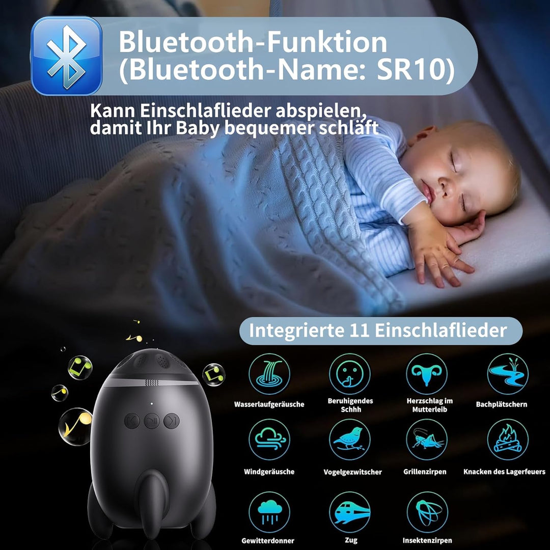 Kinderwagenschaukler Mit Bluetooth, Wiederaufladbar Einstellbare Schaukelintensitäten Kinderwagen Wa