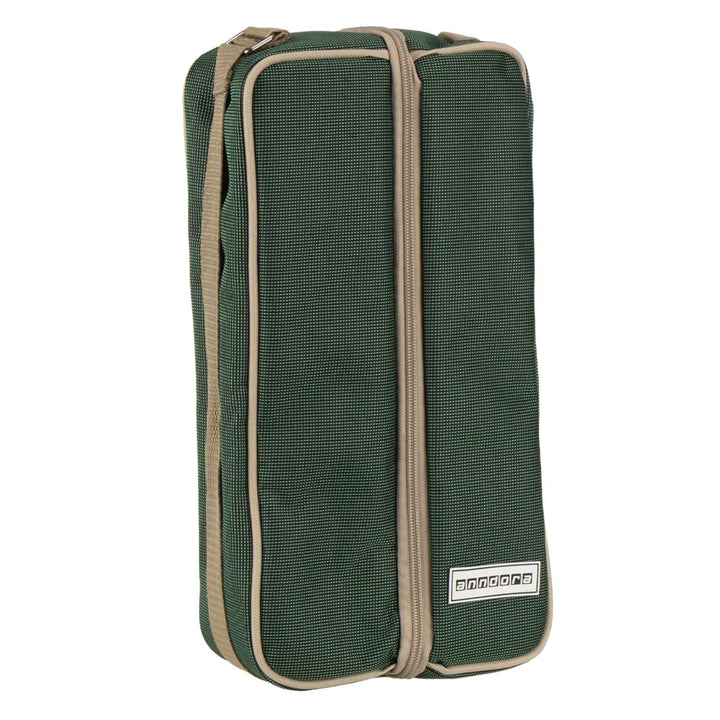 anndora Kühltasche Flaschentasche Weinkühltasche + 6 TLG. Zubehör – grün, Grün