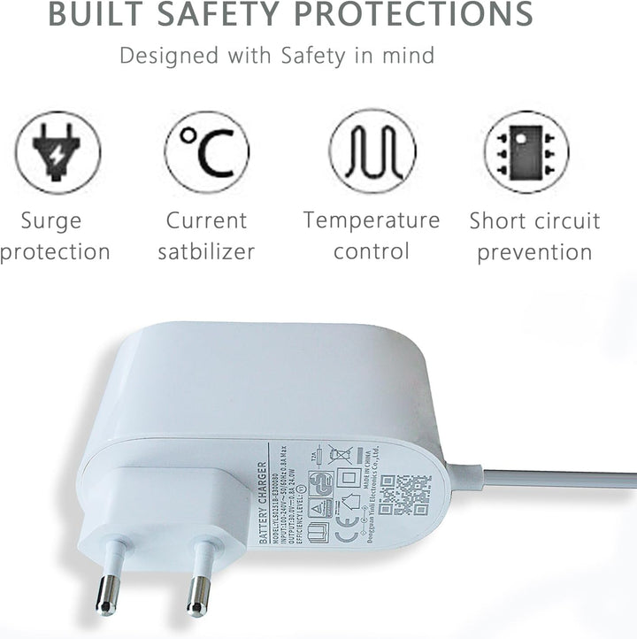 30V Netzteil Netzadapter Ladekabel Ladegerät kompatibel mit Dreame V8 V9 V10 V11 V12 T10 T20 Serie k