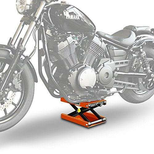 ConStands - Motorrad-Hebebühne für Chopper/Custombike Hydraulisch Sicherung Orange CB58511