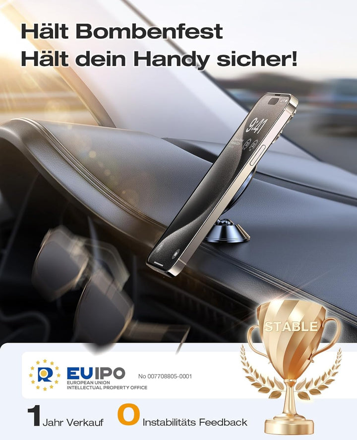 VICSEED Handyhalterung Auto Magnet[20xN55 Stärkste Magnete] Kompatibel mit MagSafe Autohalterung ,Ma