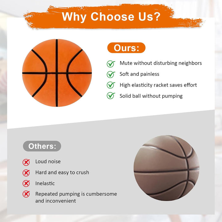 Silent Basketball, Lautlose Basketball, Schaumstoffball Für Das Training im Raum, Lightweight Traini