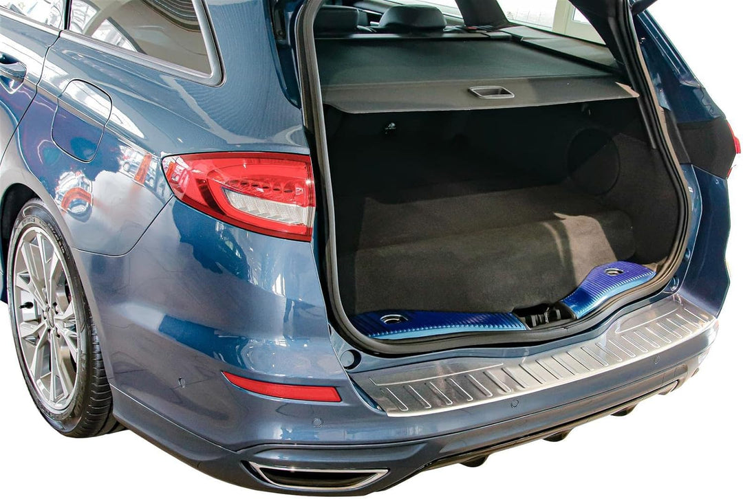 Ladekantenschutz Edelstahl MATT kompatibel für FORD Mondeo V TURNIER | ab 2014 | premium Qualität vo