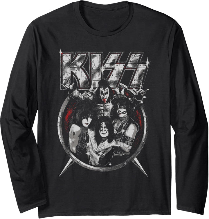 KISS - Heavy-Metal-Porträt Langarmshirt