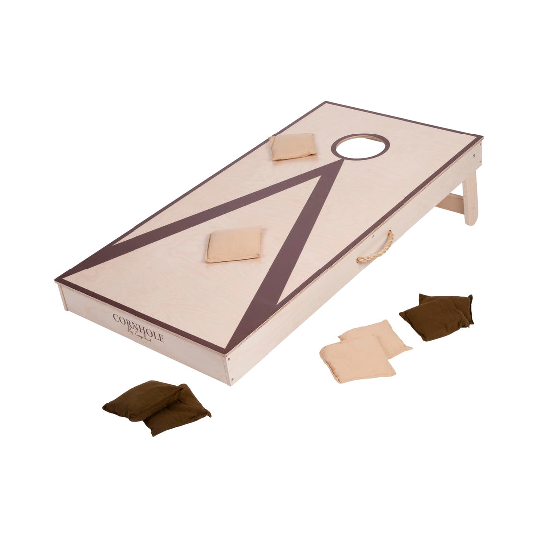 Engelhart Cornhole Einzel Wettkampf 120 × 60 cm Kiefer-/Birkenholz inkl. 2 × 4 Wurfsäckchen
