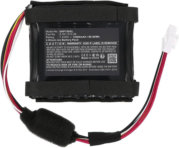 CELLONIC, Lautsprecherakku kompatibel mit Sony SRS-XP700 (12000mAh, 7.4V) Ersatzakku IAA047GA