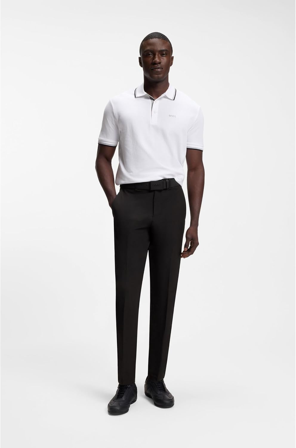 Herren T_Commuter-reg Trousers Flat Packed, Black1