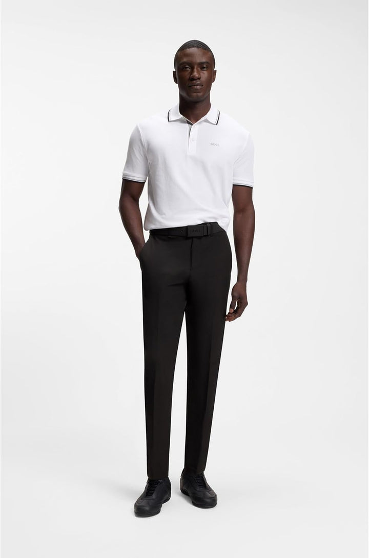 Herren T_Commuter-reg Trousers Flat Packed, Black1