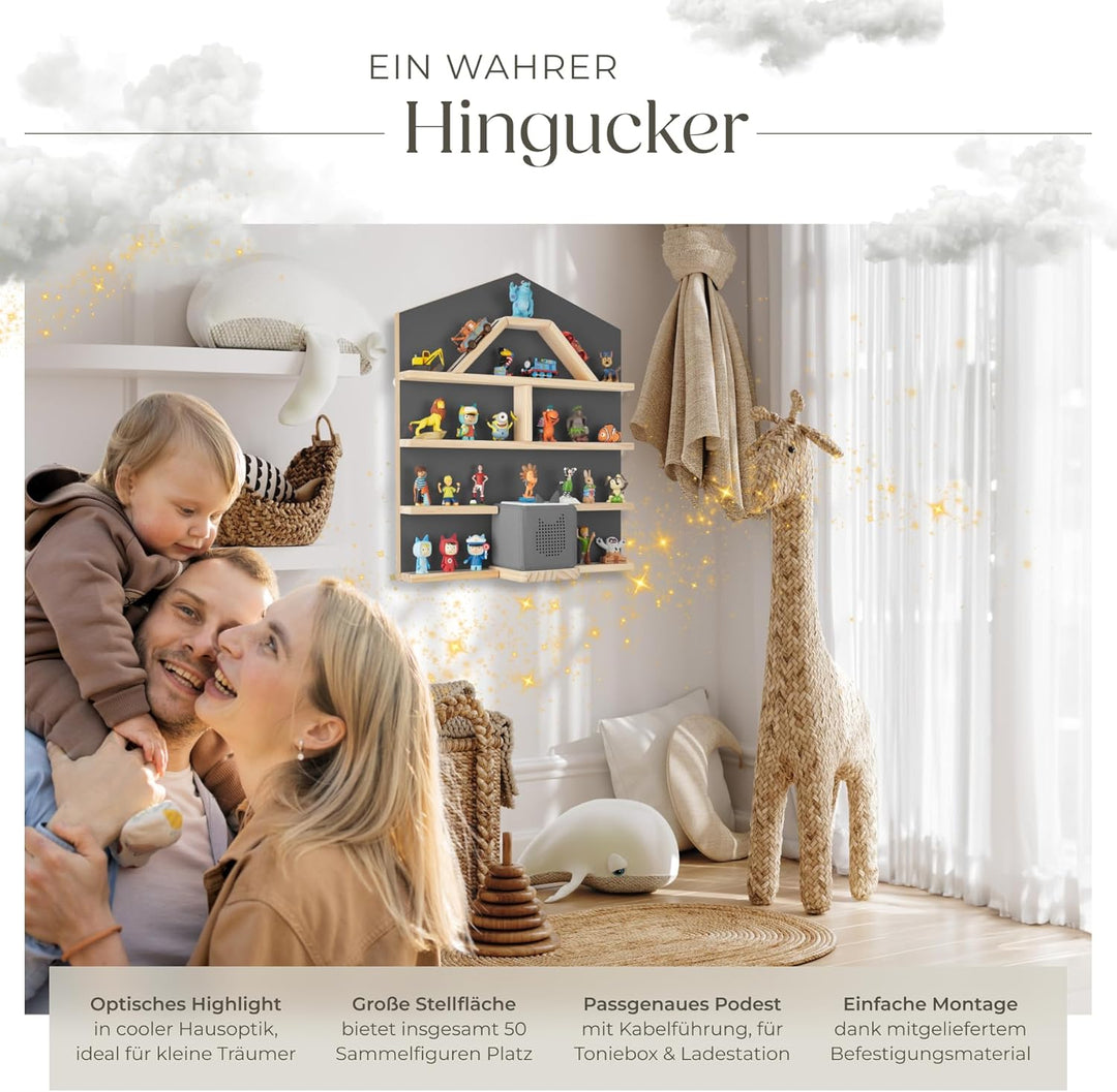 aufbewahrung wand kinderzimmer tectake® Holz Regal mit Magnetstreifen für Wand Montage, Wandregal für –  techstudio.ch