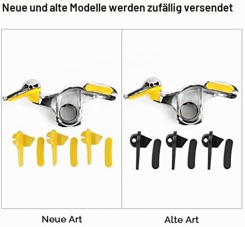 KIMISS Edelstahl Autoreifenwechsler, Reifenwechsler Kopfhalterung Demount Entenkopf Zubehör mit Schu