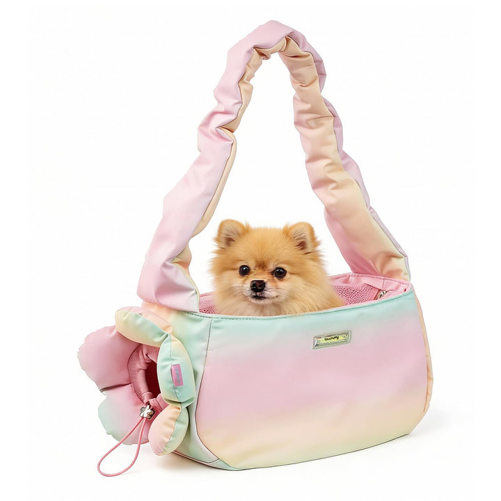 Haustier Tragetasche für kleine Hunde und Katzen, leichte, gepolsterte Reisehandtasche, Tragetasche