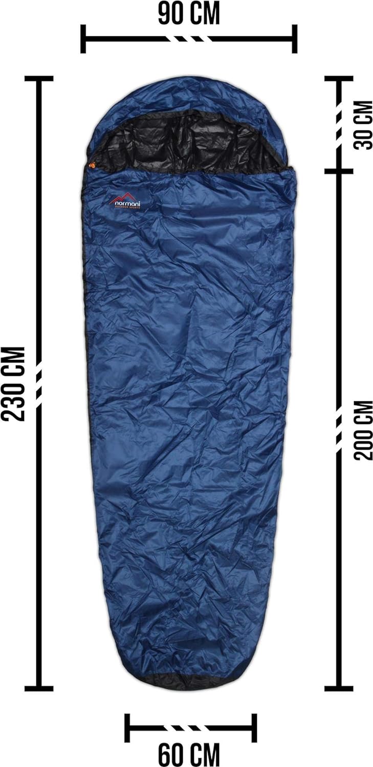 normani Schlafsacküberzug Biwaksack - 100% Wind- und wasserdicht, Atmungsaktivität: 3000 MVP (230 cm