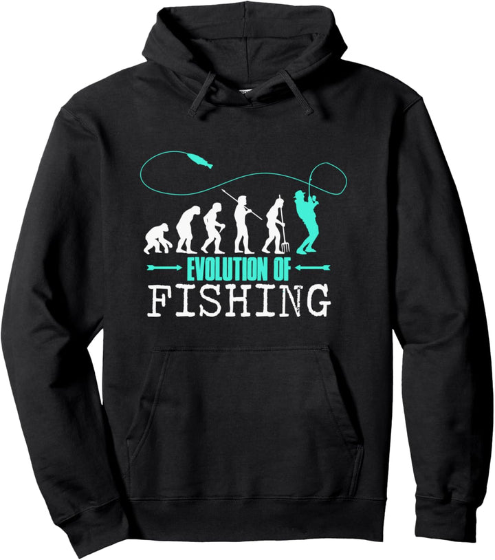 Angler Entwicklung des Angel-Lustigers Angel Spruch Pullover Hoodie