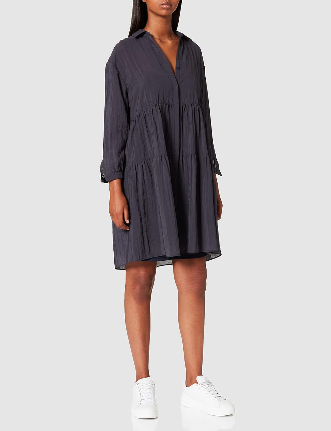 HUGO Damen Egy Bluse 38 Dark Blue402, 38 Dark Blue402