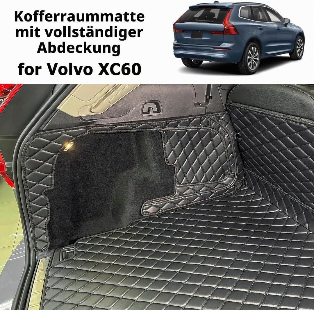Kofferraumwanne kompatibel mit Volvo XC-60 (XC60) 2017-2025 Kofferraummatte Kofferraum schutzmatte
