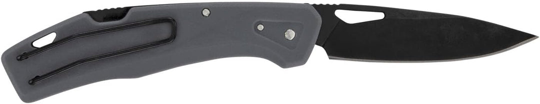 Gerber Taschenmesser mit Gürtelclip, LST, 440A Clip Poin-Edelstahlklinge, Griffschalen aus glasfaser