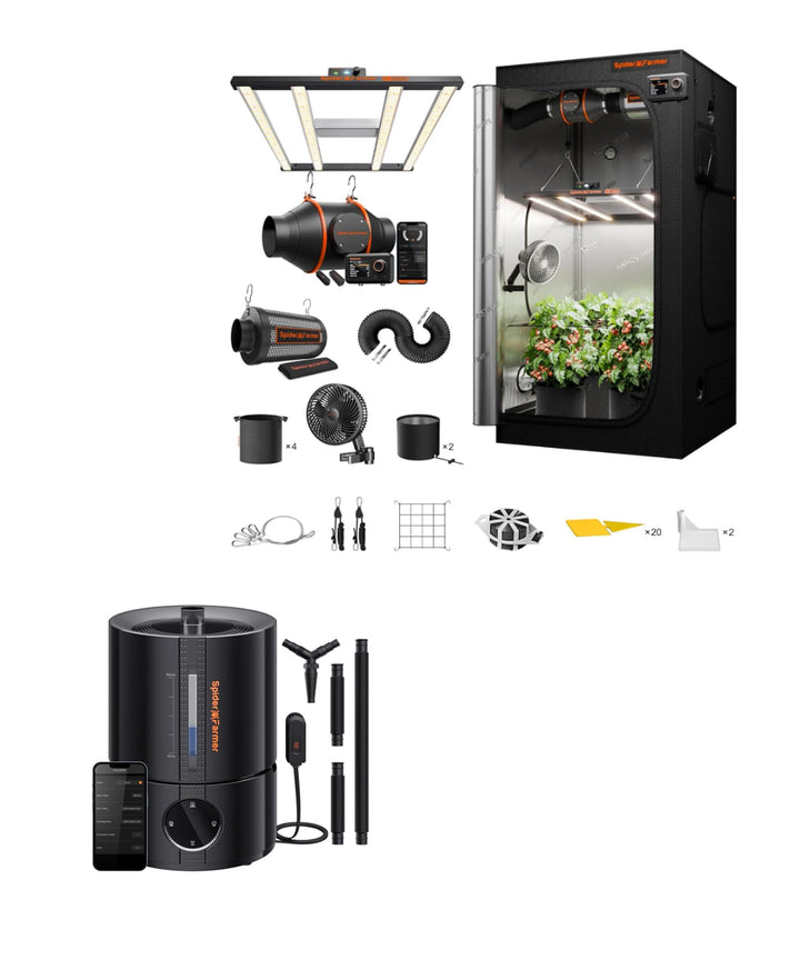 Spider Farmer Neuer 5L Luftbefeuchter und G3000 Growzelt Komplettset