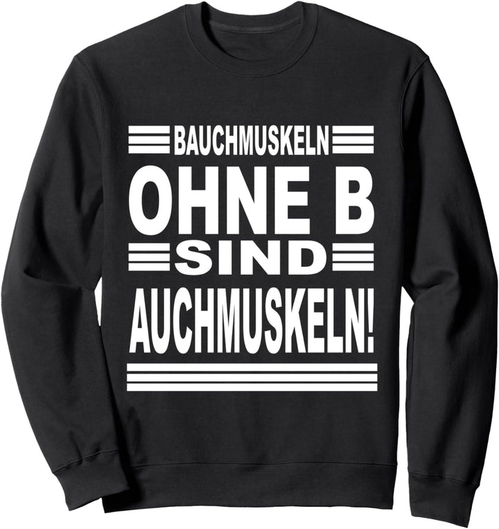 Powerlifting Fitness Bauchmuskeln Sportler Training Sweatshirt