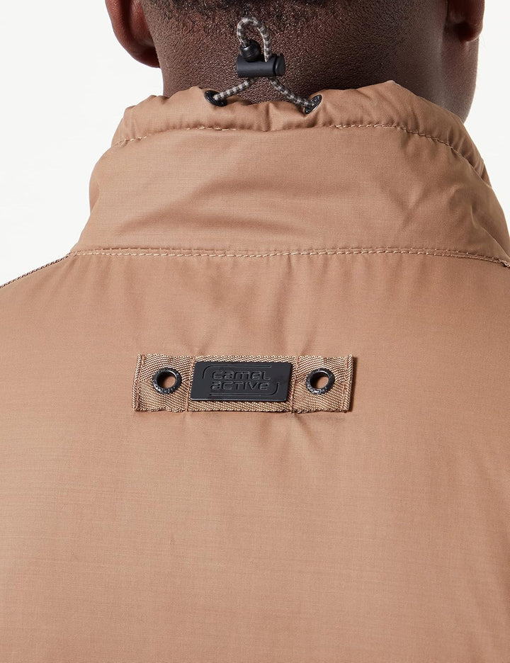 camel active Herren Blouson mit Stehkragen 54 Wood, 54 Wood