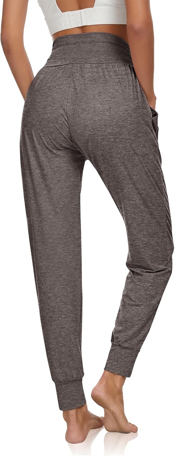 UEU Damen Sweatpants Trainingshose S Leichter Durchhang, S Leichter Durchhang