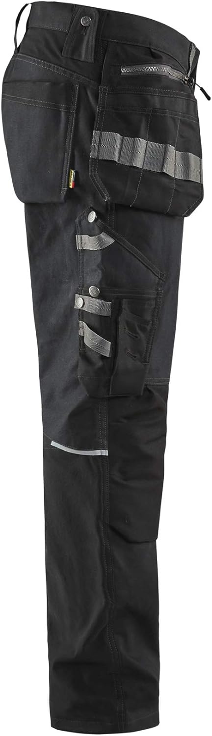 BLÅKLÄDER Craftsman Trouser with Stretch C44 Schwarz, C44 Schwarz