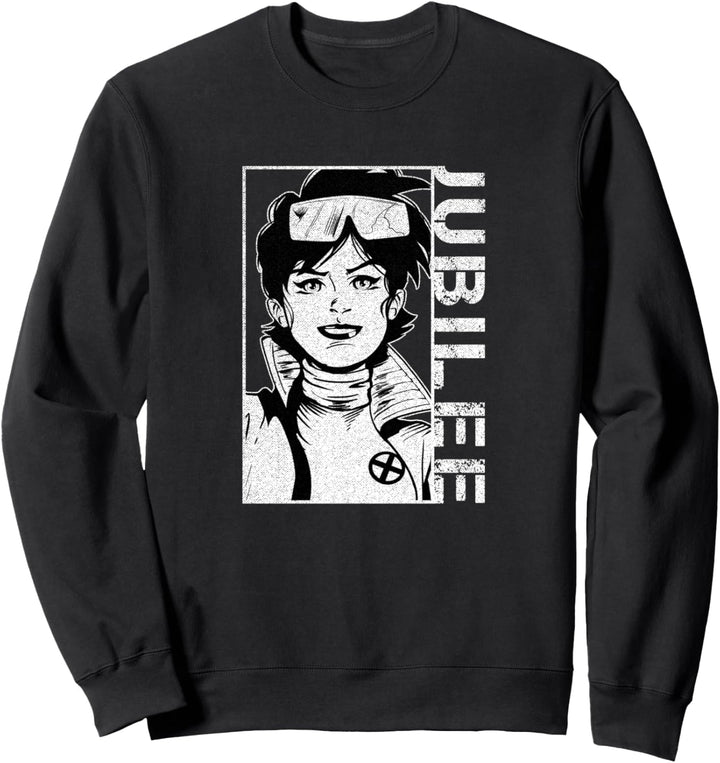 Marvel X-Men Jubilee Character Profile Face Sweatshirt