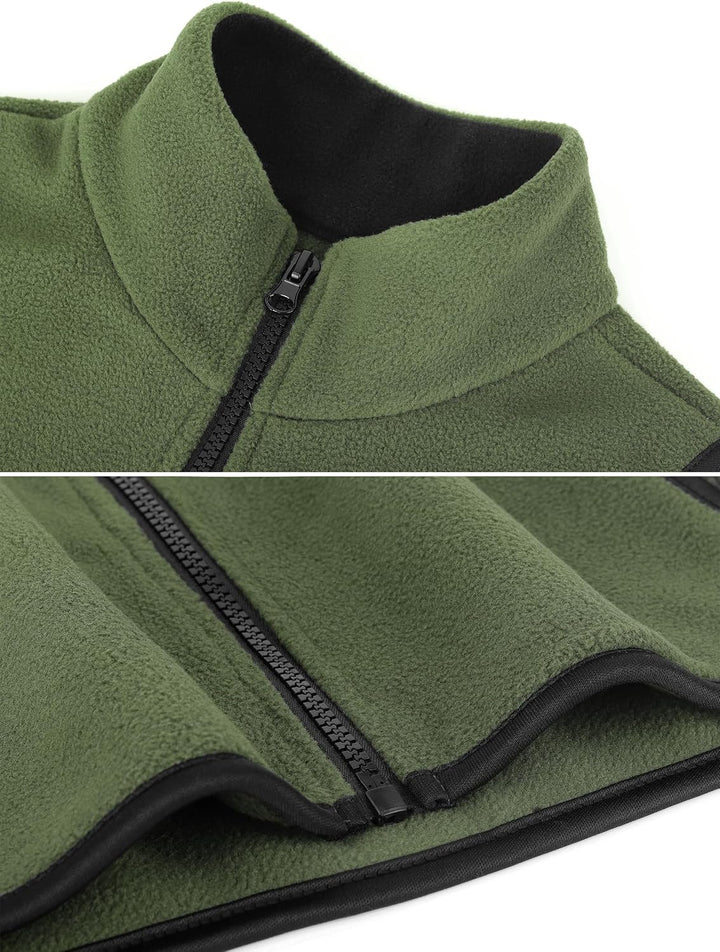 Kleinkind Kinder Fleeceweste Stehkragen Ärmellose Jacke Polar Fleece Reissverschluss Weste Solide El