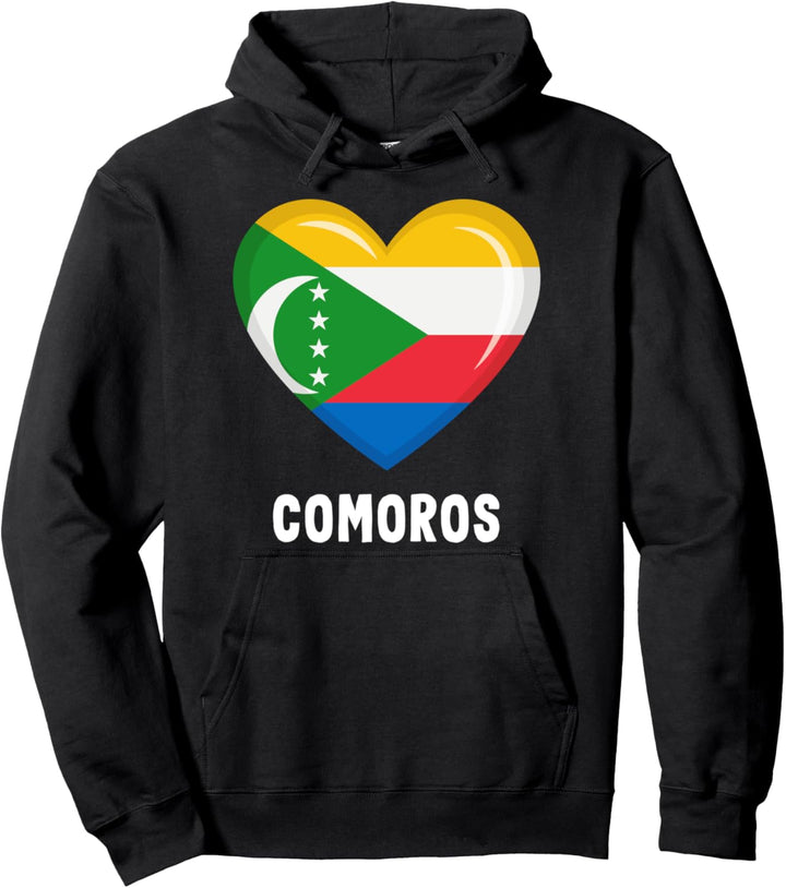 Komoren Flagge Hoodie | Komoren Pullover Hoodie